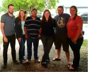 The UIndy team with Constable Arturo.