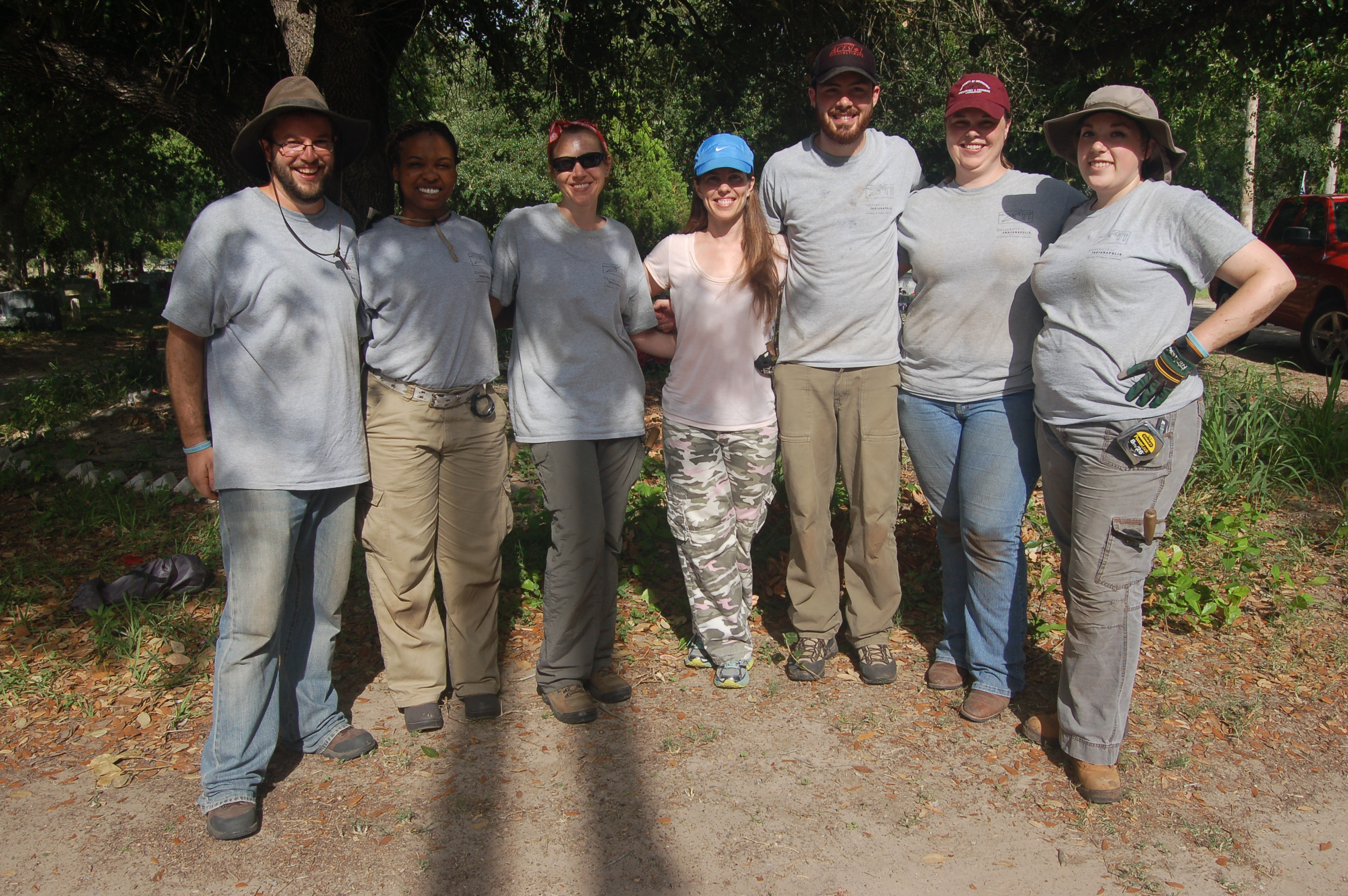 UIndy Group photo with Ananda