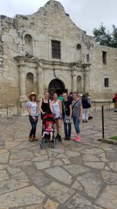 Our group at The Alamo.