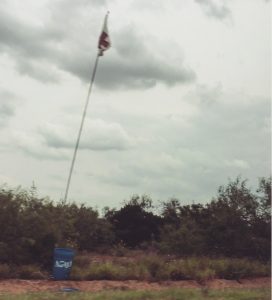 Water station along the highway