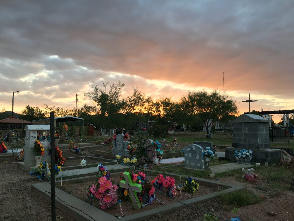 Sunrise over RGC Cemetery