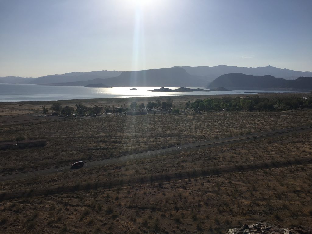 Overlook of Lake Mead in Boulder City, NV