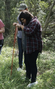Tanya Ramos conducting fieldwork