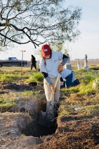 Exhumation season in 2018.