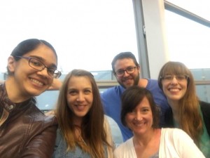 Group photo of Beyond Borders team members at the airport