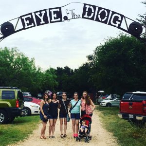 Group photo at an art festival.