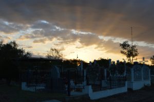 Sun rise over Starr County.