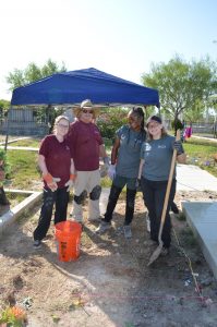 Texas State team members.