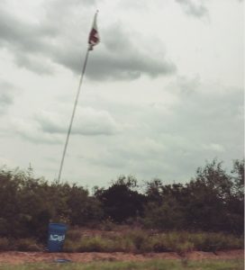 Water station along the highway.