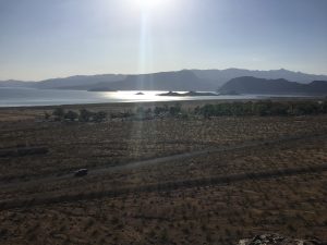 Overlook of Lake Mead in Boulder City, NV.