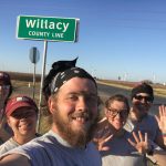 Group photo of team members on day 9.