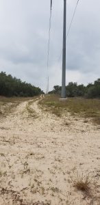 A sandy path on North La Copa Ranch