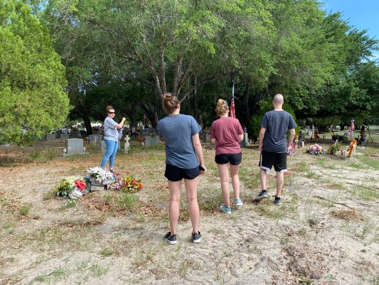 Team members Sacred Heart Cemetery 