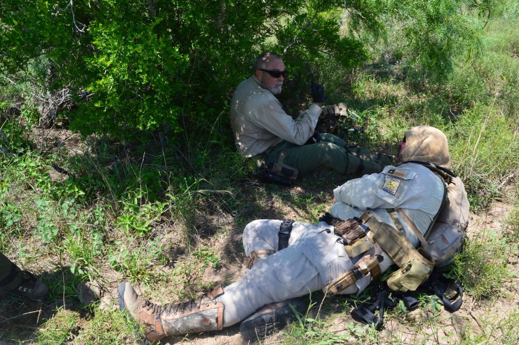 Don and Ray taking a break