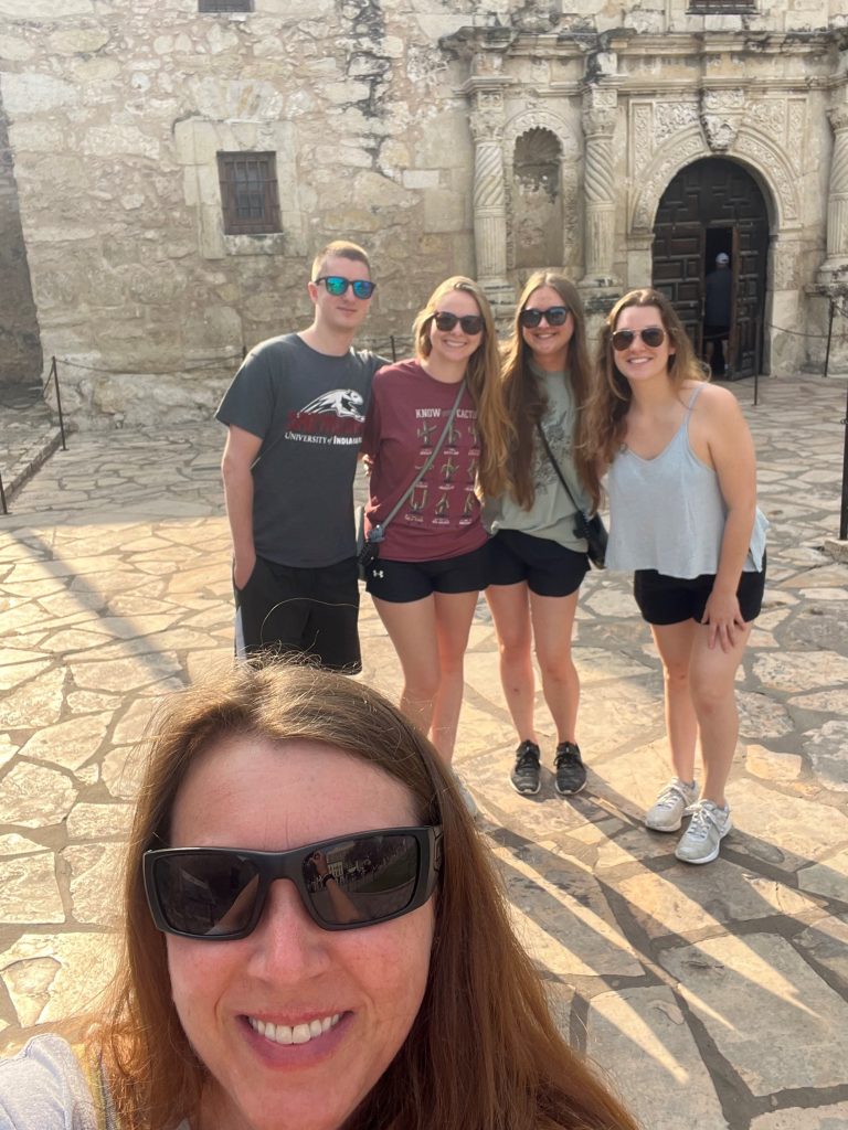 Group photo at the Alamo