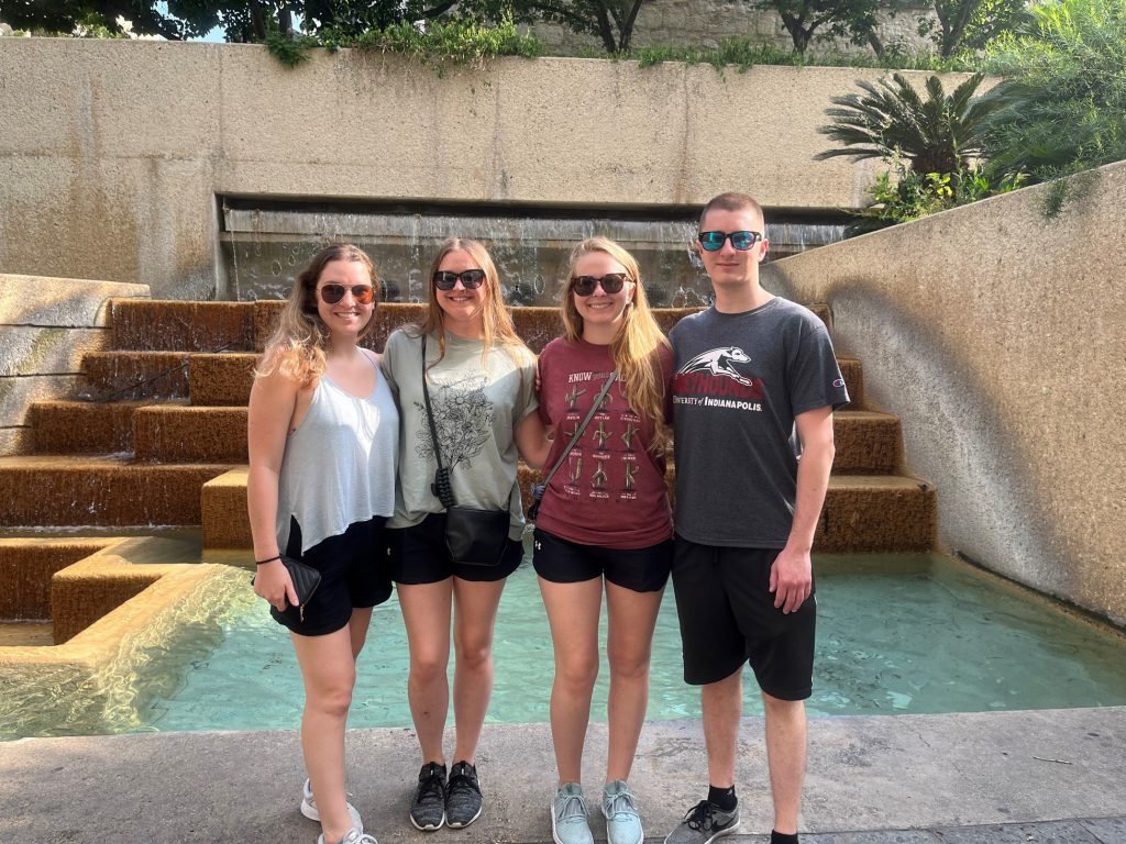 Group photo at the Riverwalk in San Antonio