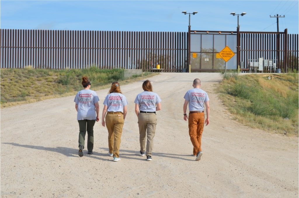 Our team at the border