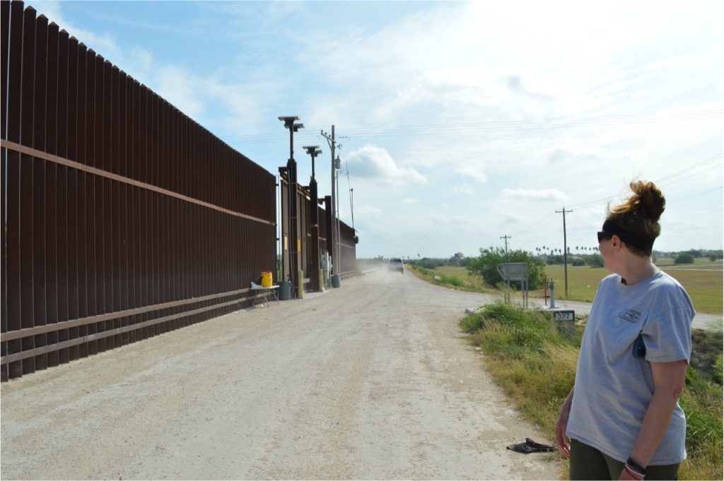 Border Patrol passing by our team