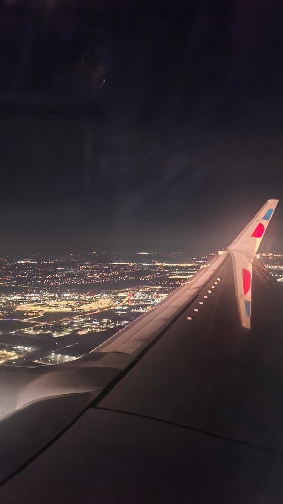 Plane view leaving IND to DFW