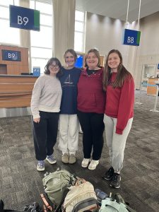 Beyond Borders Team Members at the airport
