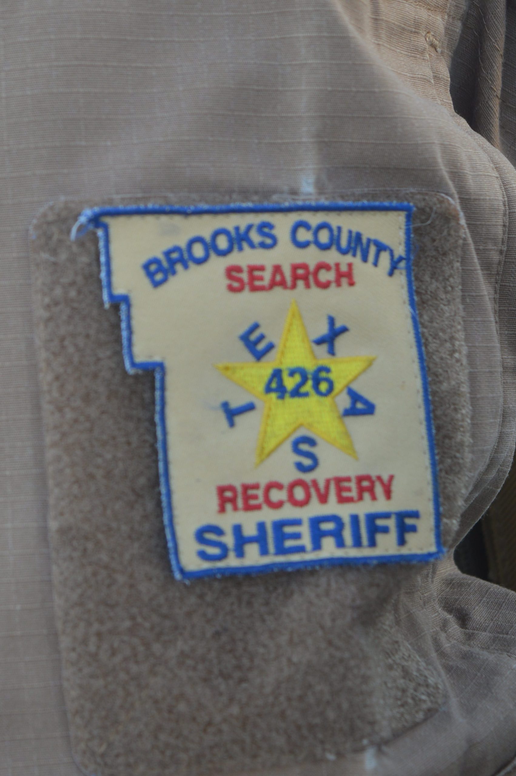 The Brooks County Search and Recovery patch.