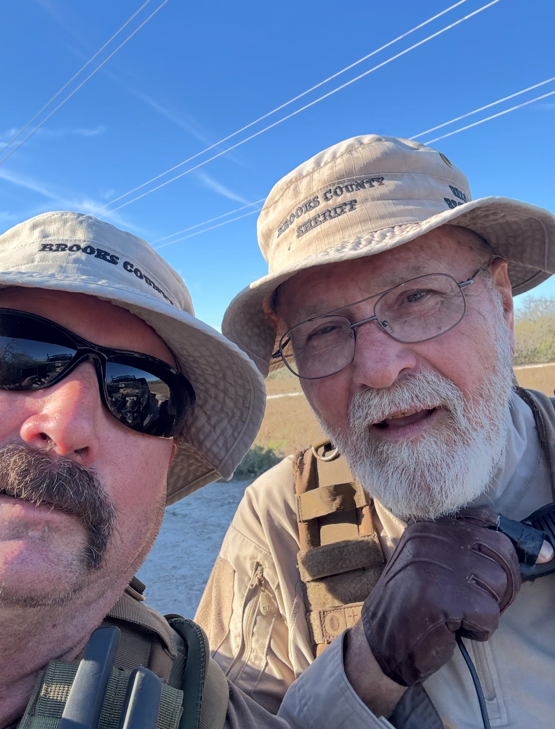 Don and Ray pose for a selfie together