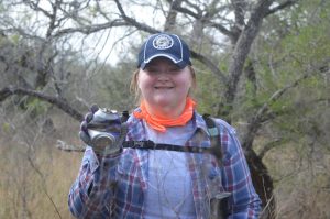 Lilly Bucher in the field