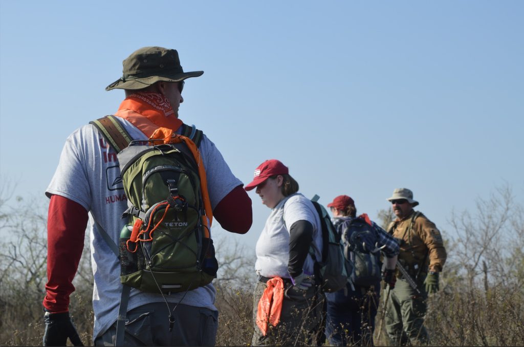 Team members lined up.
