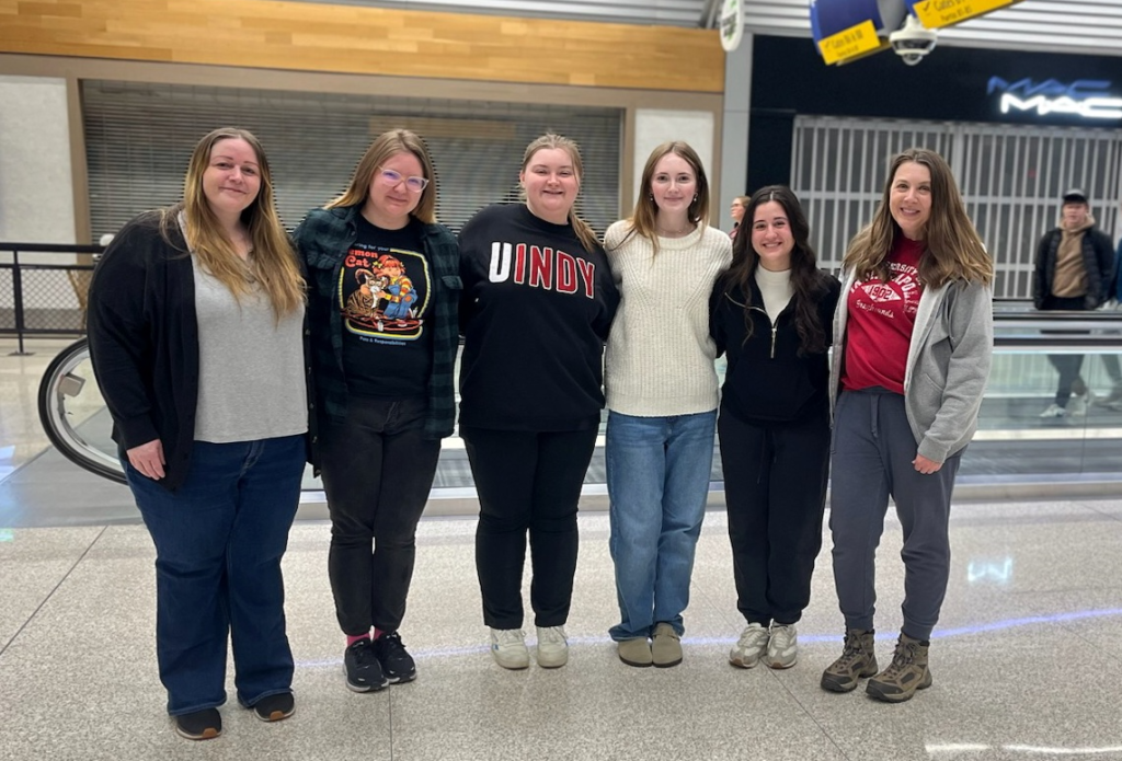 The 2025 Beyond Borders Team.
From left to right: Amandine, Chastidy, Lilly, Makenna, Frankey, and Krista.